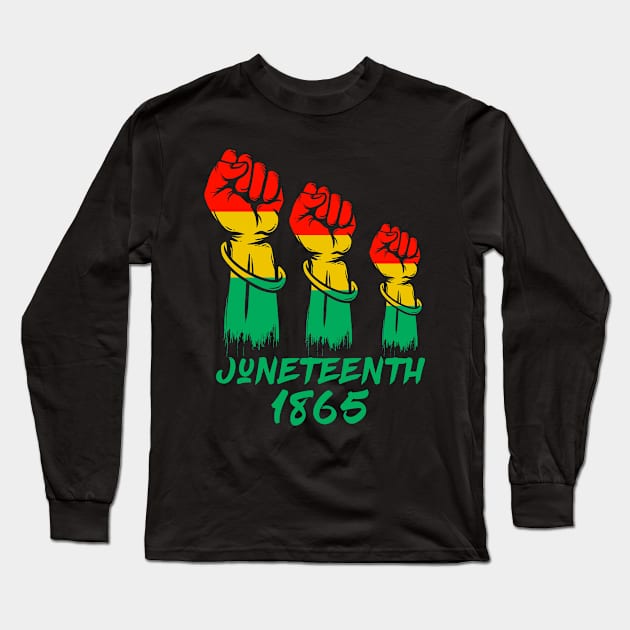 juneteenth Long Sleeve T-Shirt by first12